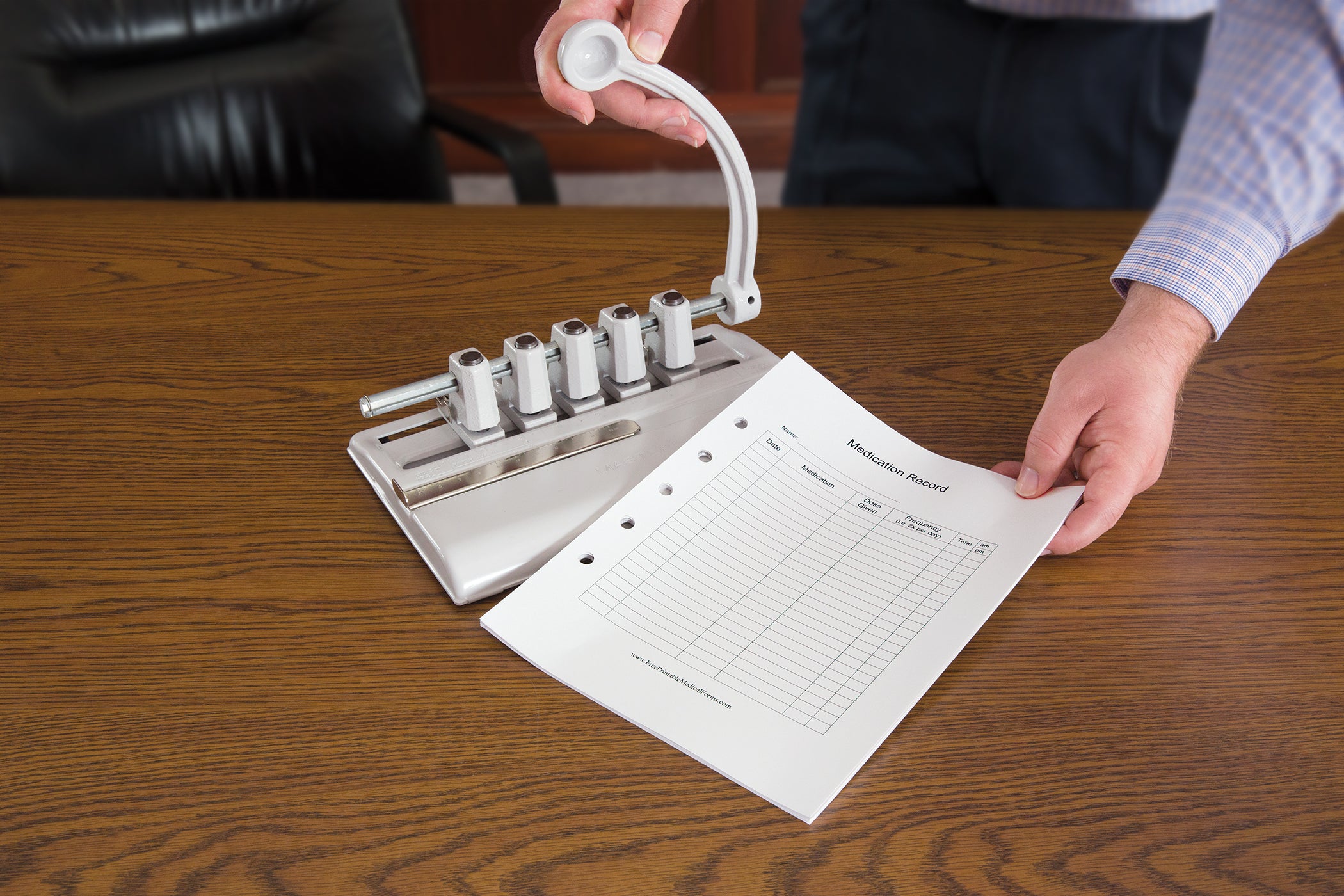 Paper Punch perforator to make 2 hole to file your papers-Ship